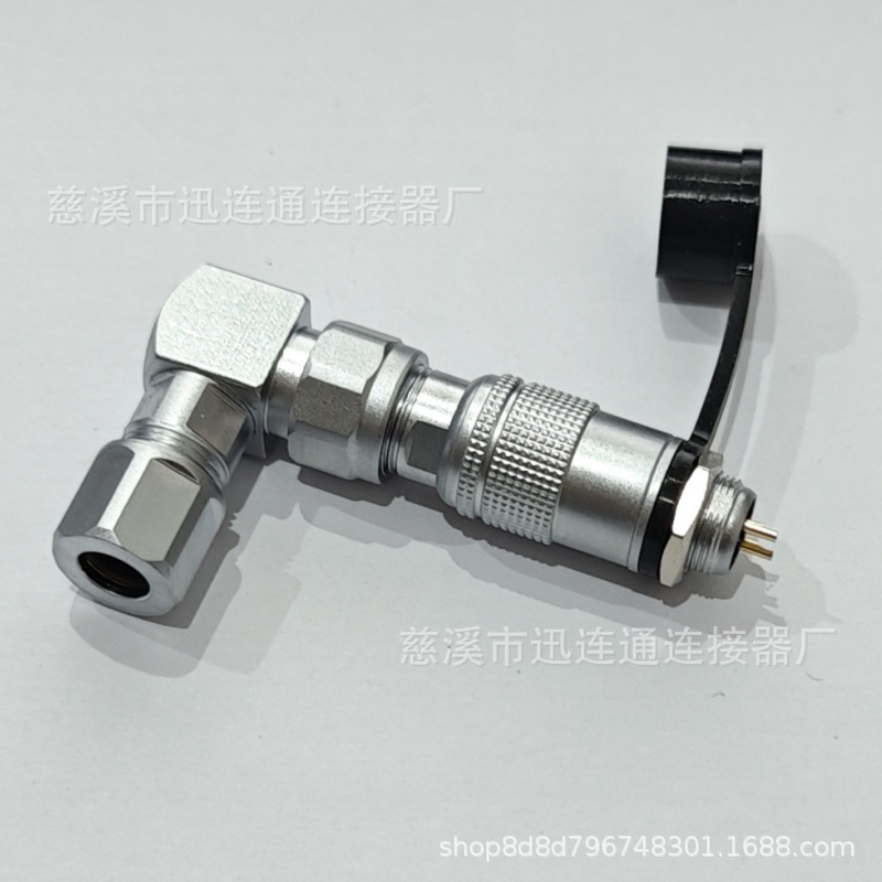 航空插头插座弯头防水