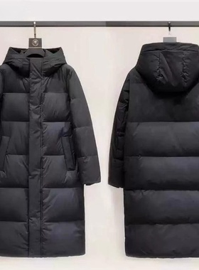 VISVIM BESSEL连帽羽绒服男女同款过膝长款秋冬新款宽松羽绒外套