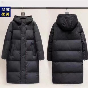 VISVIM BESSEL连帽羽绒服男女同款过膝长款秋冬新款宽松羽绒外套