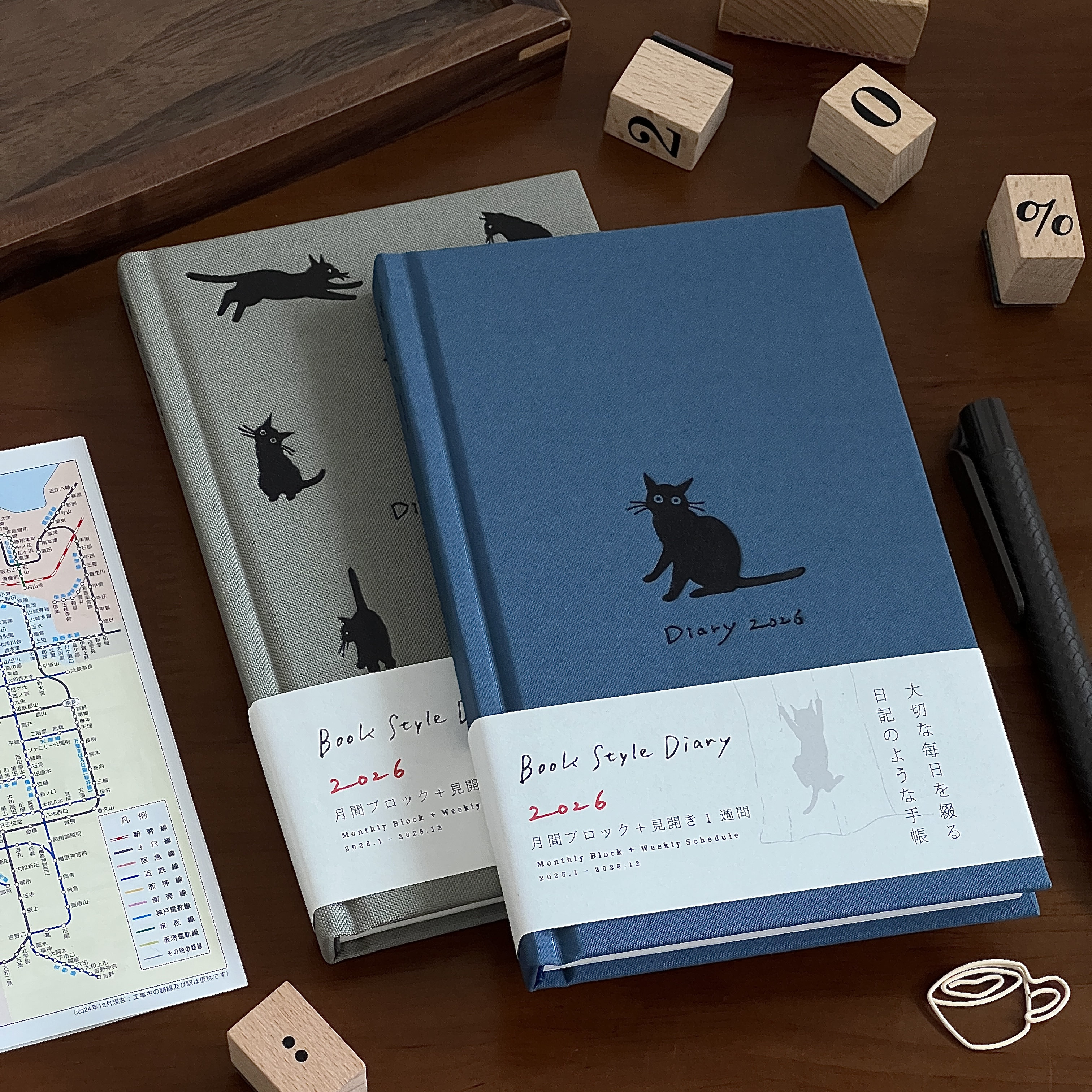 2026年新款猫咪插画日程本