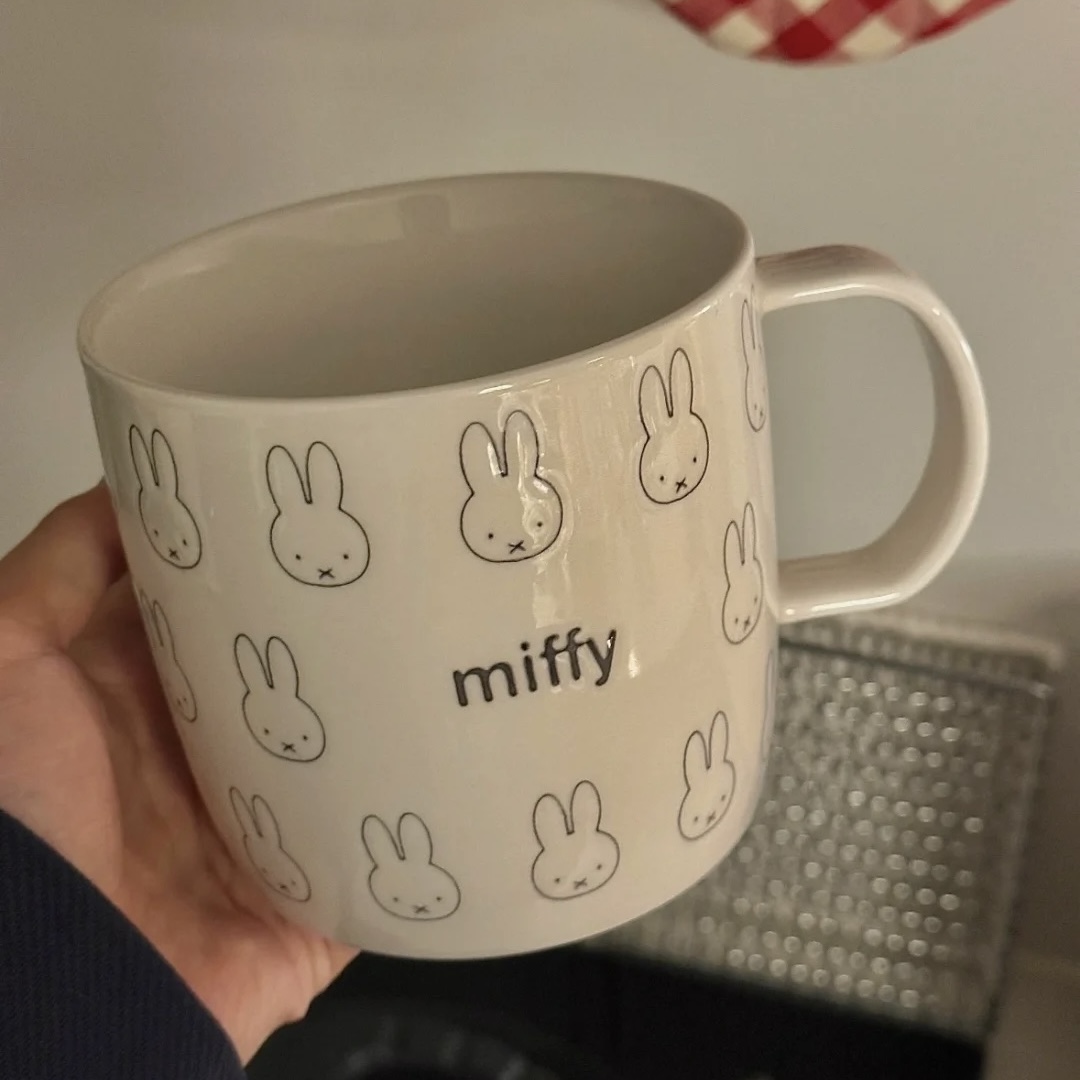 高颜值米菲兔马克杯漂亮喝水杯子
