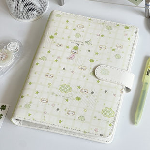 韩系小猫A5四宫格卡册活页外壳高颜值ins风明星小卡拍立得收纳册