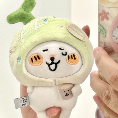 哈密瓜棉花娃娃头套10cm