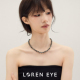 LOREN 送男女朋友礼物 锁骨链新品 EYE 闪光石项链颈链男女同款