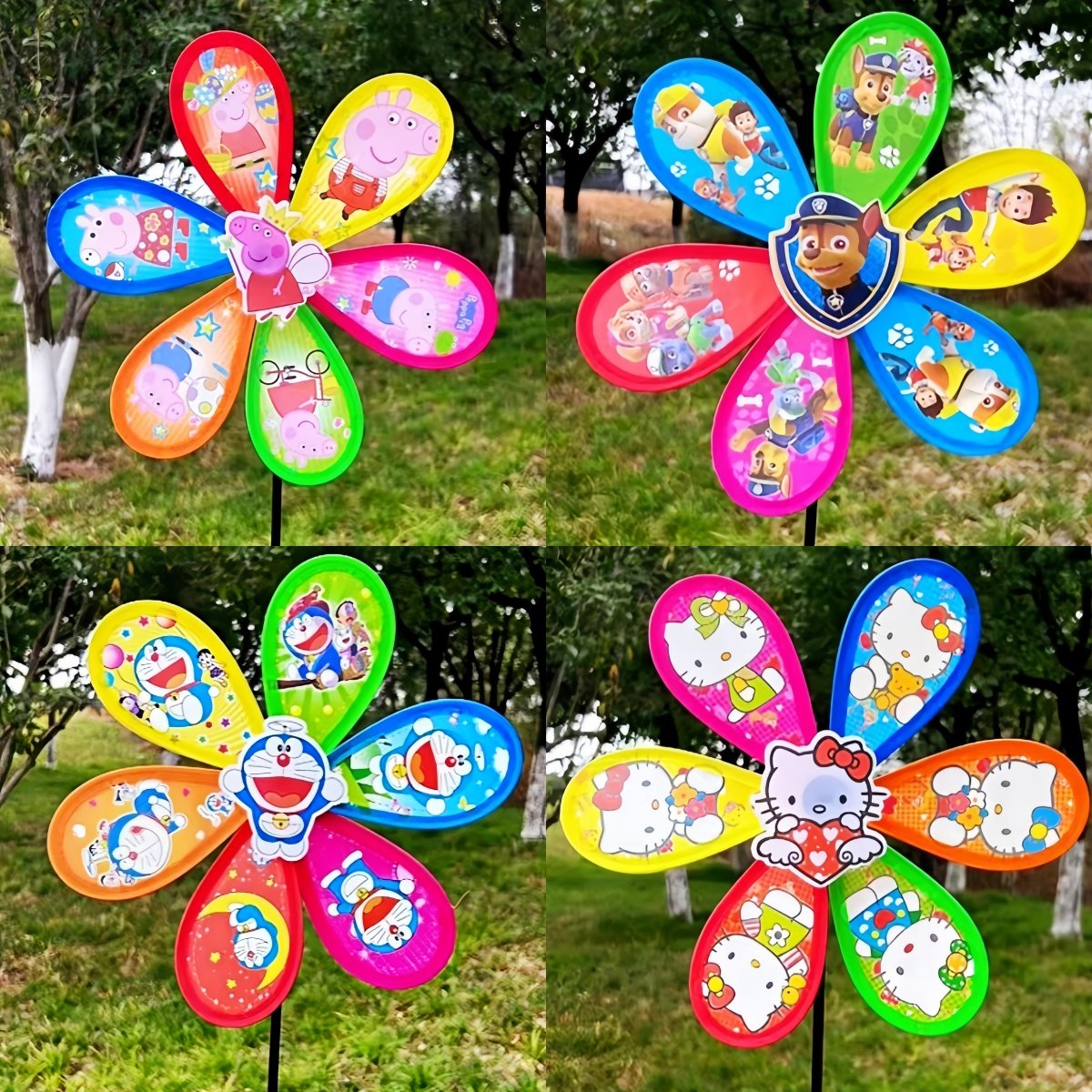 新款卡通风车儿童户外手持玩具幼儿园活动道具礼品公园景区摆地摊,玩具/童车/益智/积木/模型,风车,淘宝优惠券,粉丝福利购,淘宝优惠卷