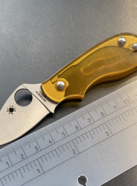 C154折叠多功能小刀PEI柄工具琥珀色4300经典款535