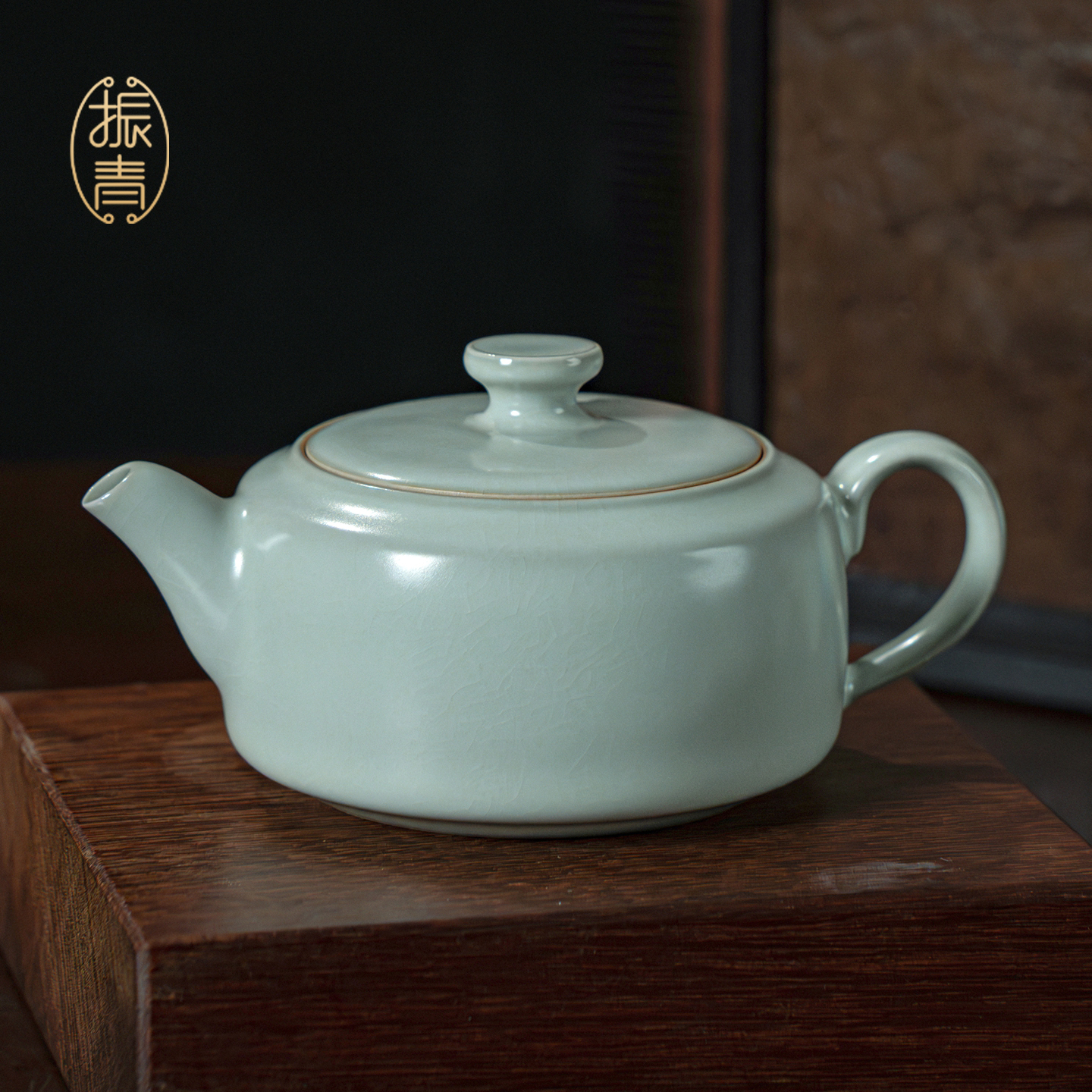 手工汝窑茶壶单壶陶瓷