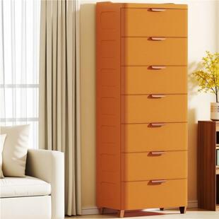 收纳柜抽屉式桌下多层储物柜客厅可移动置物柜子收纳架家用床头柜