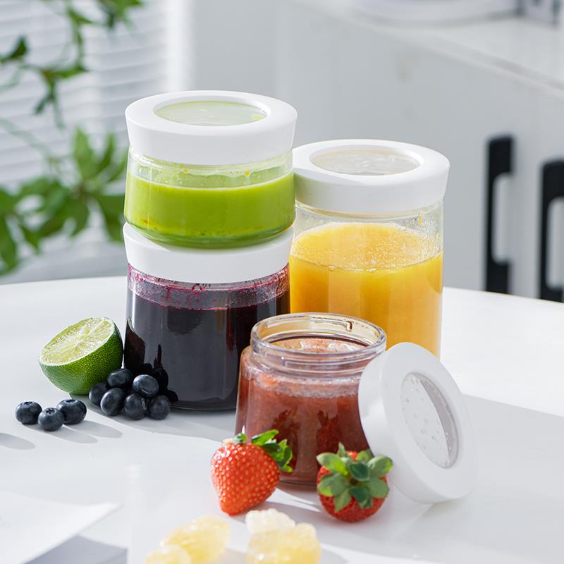 ASVEL果酱玻璃密封罐食品级泡菜咖啡豆五谷杂粮收纳罐蜂蜜储物瓶