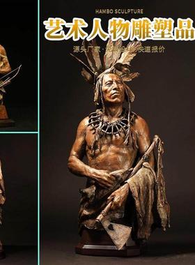 园林景观铸铜人物雕塑户外欧洲首席人物雕塑城市大型装饰法师装饰