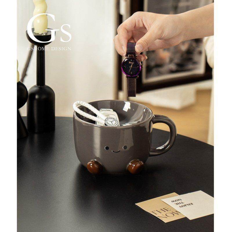 可爱的咖啡陶瓷桌面家庭小装饰品钥匙储物盒愈合工艺品入口储物架,家居饰品,桌面摆件,淘宝优惠券,粉丝福利购,淘宝优惠卷