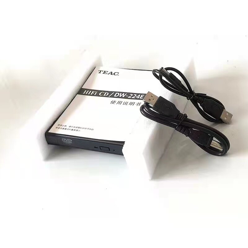 TEAC 오디오 USB 외부 CD 버너 광학 드라이브 4X 전문 HIFI 광학 드라이브에는 300G 무손실 음악이 제공됩니다