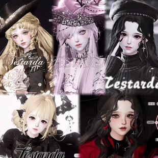 发5 Testarda丨千代子&永冻河&塔夫绸丨以闪亮之名捏脸 国服成女