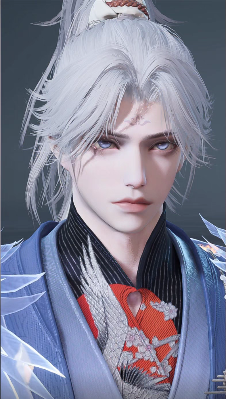 永劫无间捏脸数据 无尘男道士脸型  一品仙君 羽鹤 国际服通用