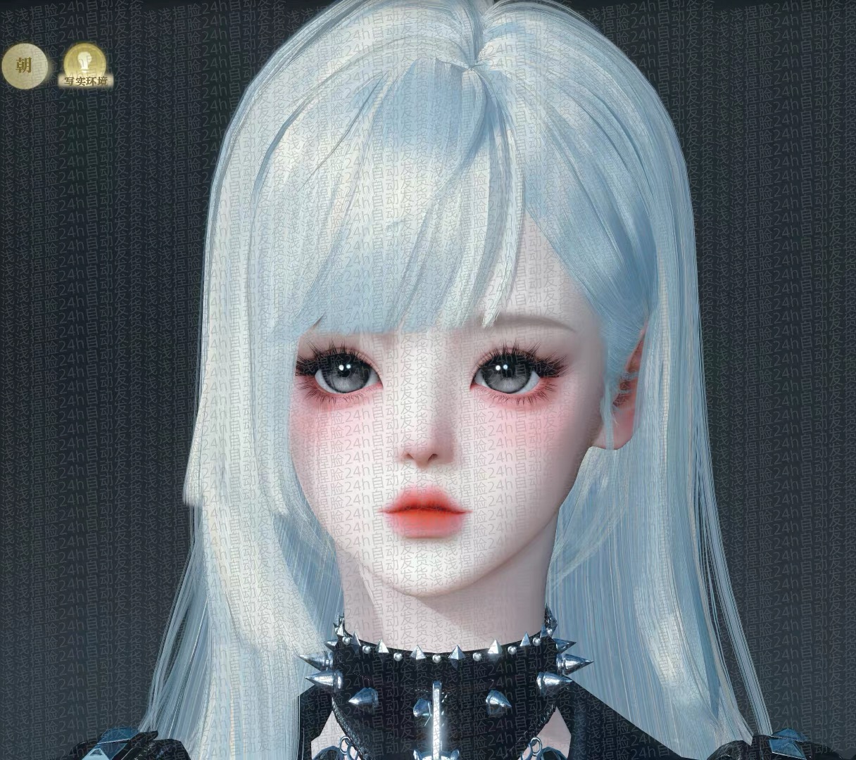 熊咩咩 逆水寒OL端游捏脸女  适合素问等小体型 黄金服通用捏脸