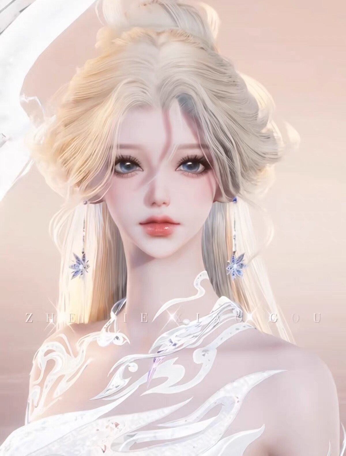 【折叠小狗】零音 诛仙世界端游天音成女捏脸 已调身材图片