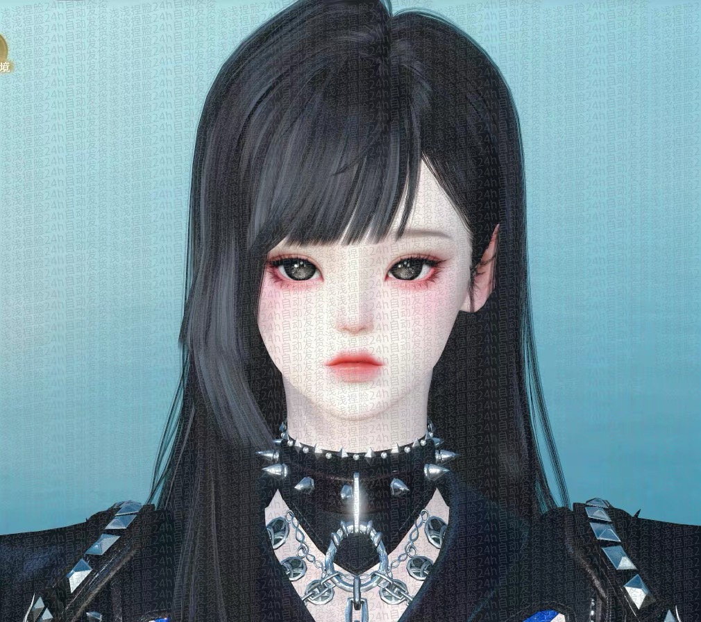 熊喵喵 逆水寒OL端游捏脸女  适合素问等小体型 黄金服通用捏脸