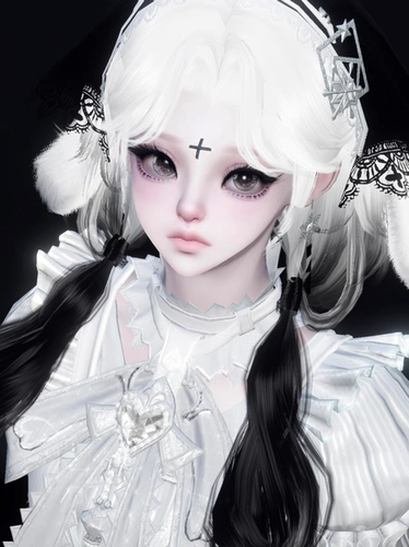 白昼 ice 逆水寒手游捏脸全职业女通用 原版