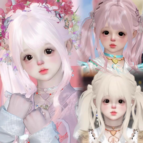 发2 小玩偶 叫我洋娃娃吧 JADE原创 逆水寒手游捏脸女通用