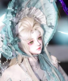 以闪亮之名捏脸【山茶】哒哒哒捏脸 发国服新马服素颜 妆容在最后