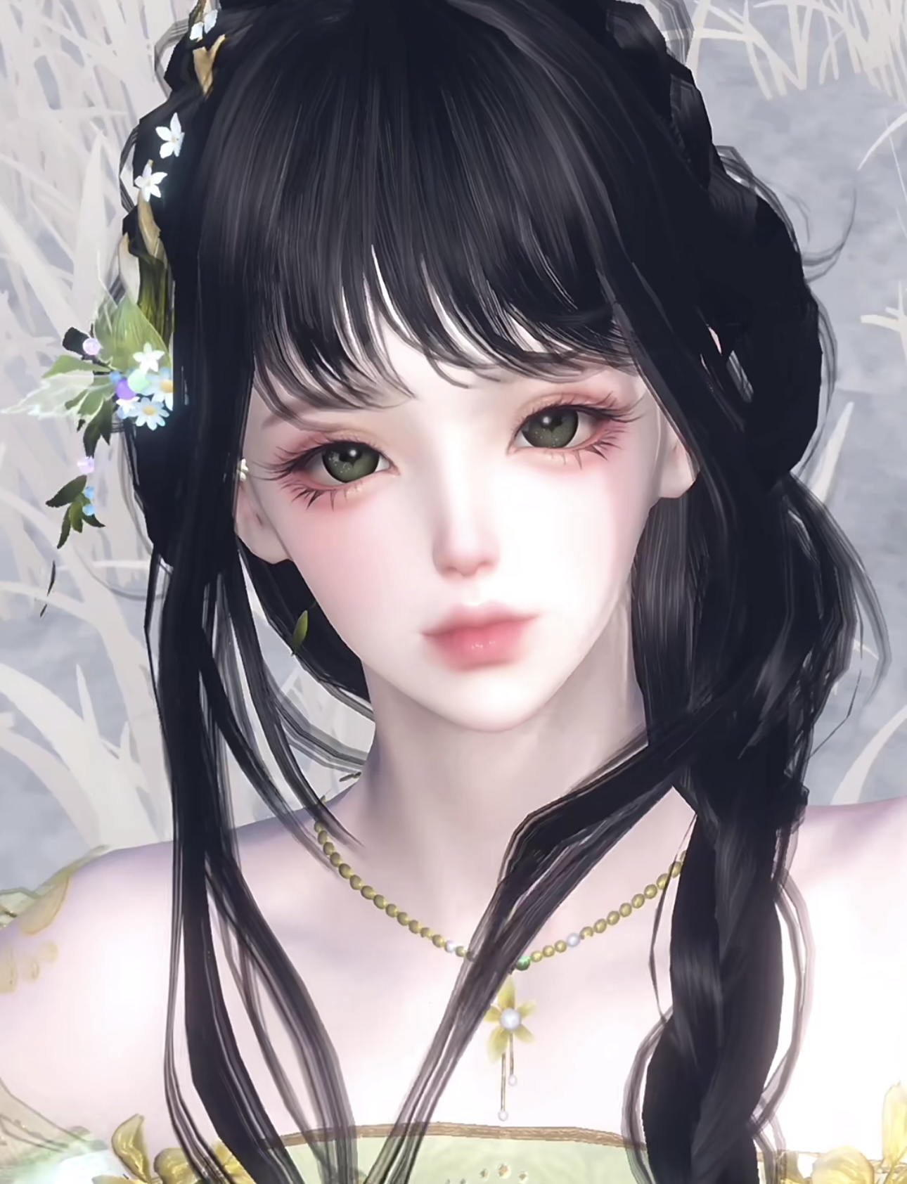 春和｜逆水寒手游捏脸数据女角色通用 原版