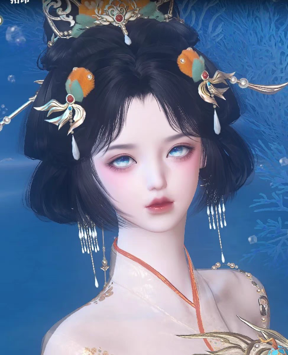 逆水寒ol端游捏脸数据 女 素问九灵碎梦荒羽 小体型