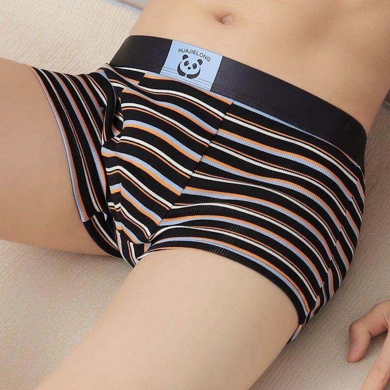 新款男士内裤男纯棉条纹平角裤夏季吸湿排汗四角裤青年运动短裤衩,运动服/休闲服装,运动内裤,淘宝优惠券,粉丝福利购,淘宝优惠卷
