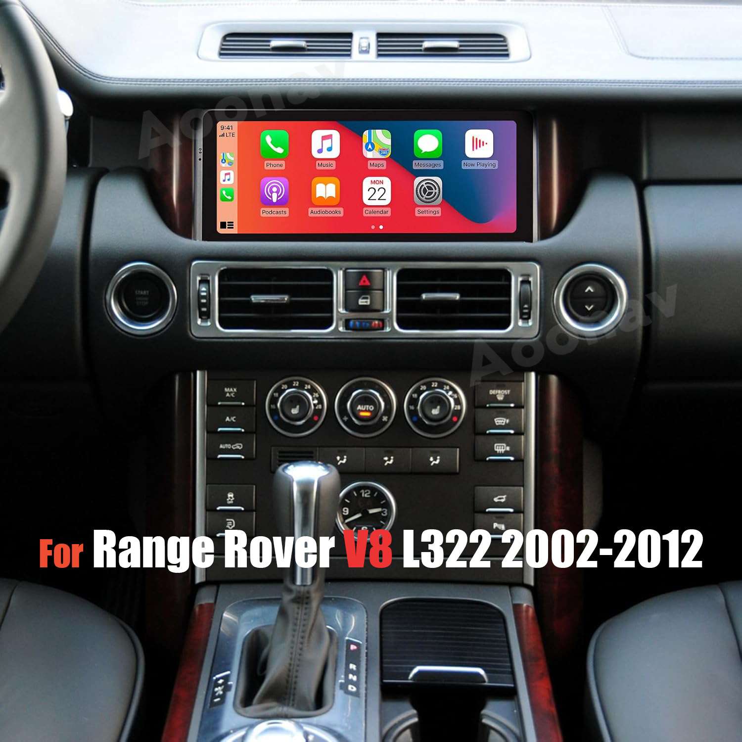 适用于10.25寸路虎揽胜V8 L322 2002-2012 大屏中控改装媒体导航