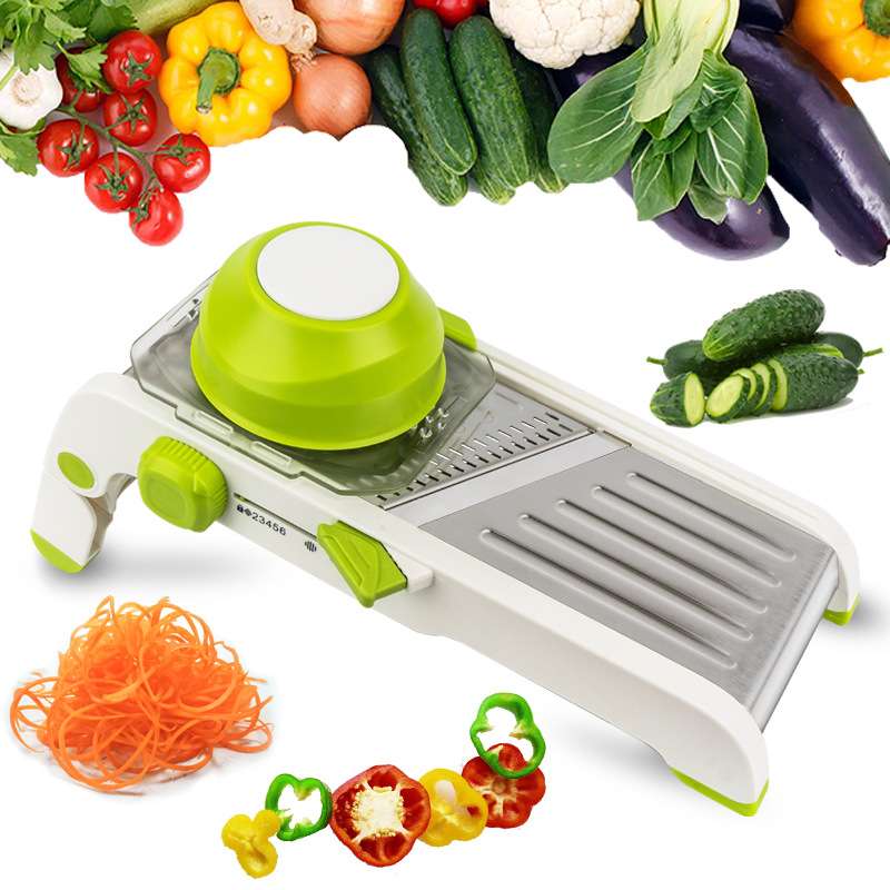 家用多功能不锈钢切菜器厨房切丝神器擦刨丝器切片器土豆丝