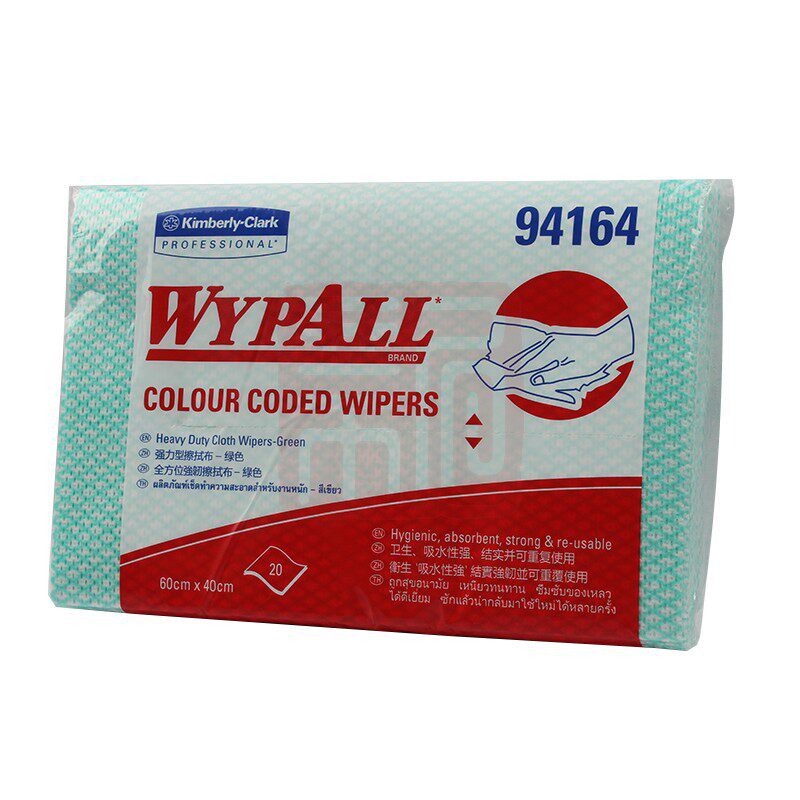 KIMBERLY-CLARK/金佰利94164WYPALL强韧型彩色清洁擦拭布绿色)