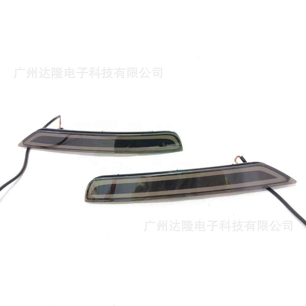 适用于08-17款斯巴鲁森林人后杠灯LED刹车灯后雾灯后杠尾灯黑色