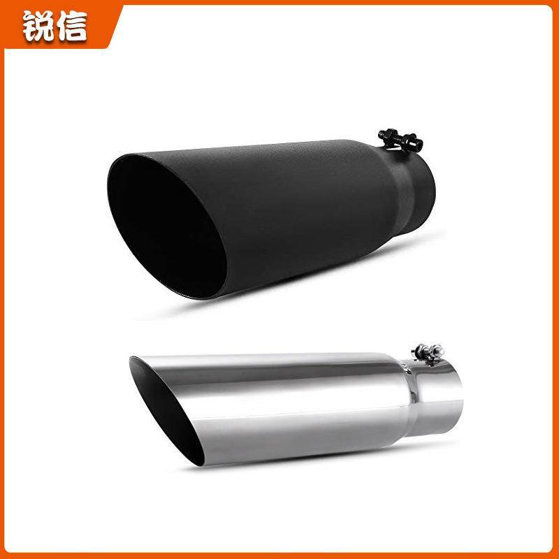 排气管70-89-305款适用改装汽车黑银不锈钢尾喉