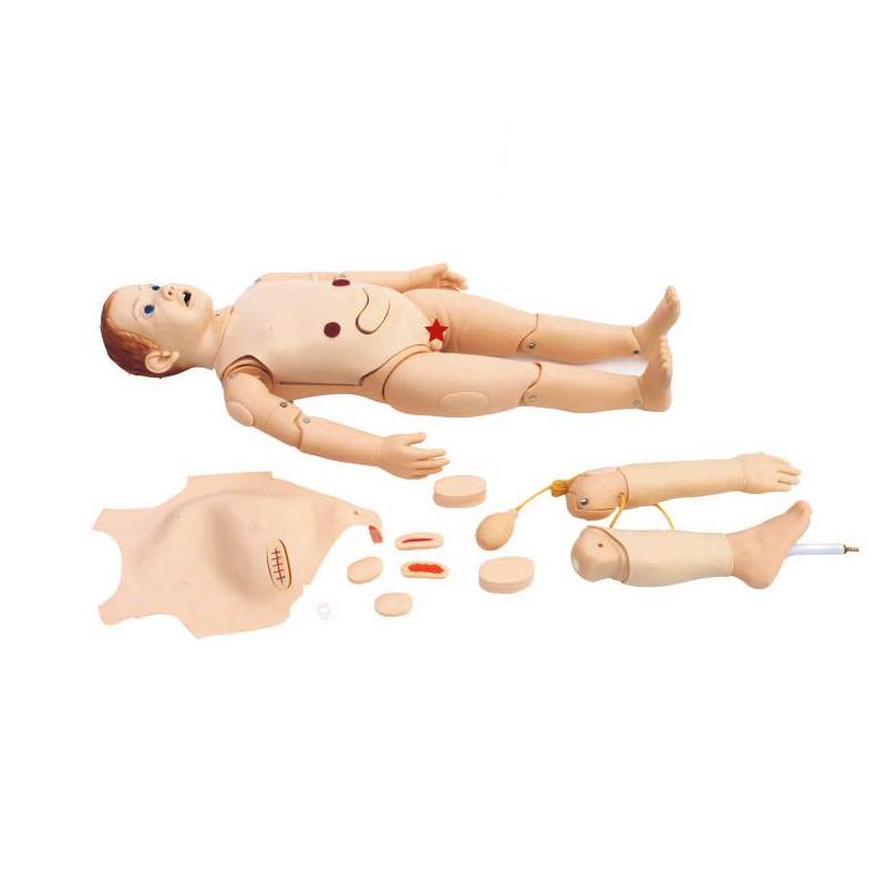 全功能三岁儿童护理模拟人多功能儿科护理教学模型儿童培训假人