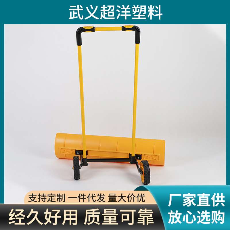 便捷小型除雪铲人工推雪双杆轮手推式清雪铲除雪清雪工具