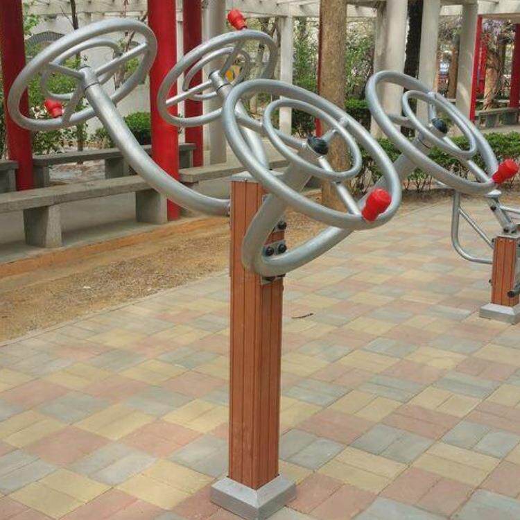 太极轮塑木健身器材社区小区公园校园健身路径休闲器材