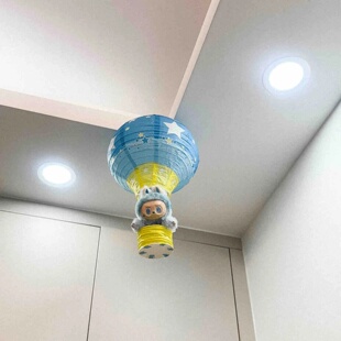 热气球装饰吊饰娃娃收纳生日节日派对灯笼玩偶展示吉伊卡哇labubu