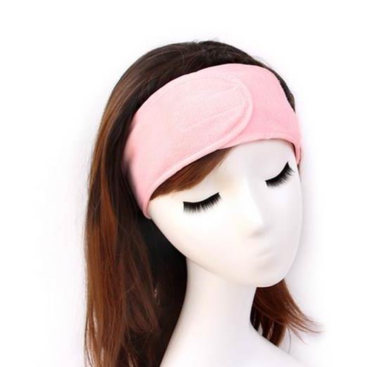 日式棉质美容 包头巾 束发带 洗脸美容院专用洗脸化妆头带 魔术贴