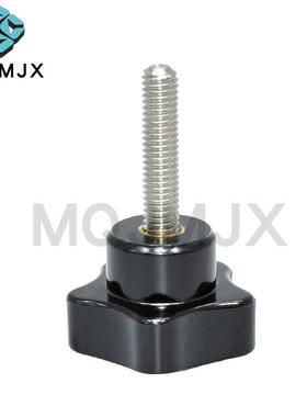 PWMS不锈钢梅花胶头手拧螺丝五星把手螺栓星型手柄定位柱销M8 10