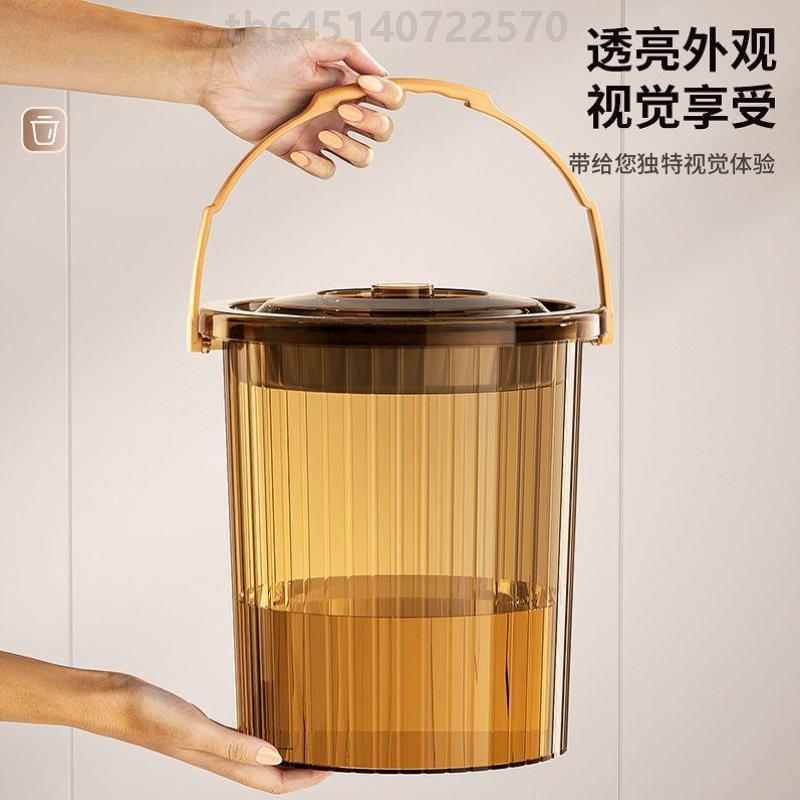 高级茶水桶茶茶茶水桶废水桶高颜值办公用茶塑料一键中式台下茶漏