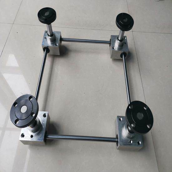 SP齿条同步升降器手动丝杆气缸平衡支架RJ齿轮齿条式升降机