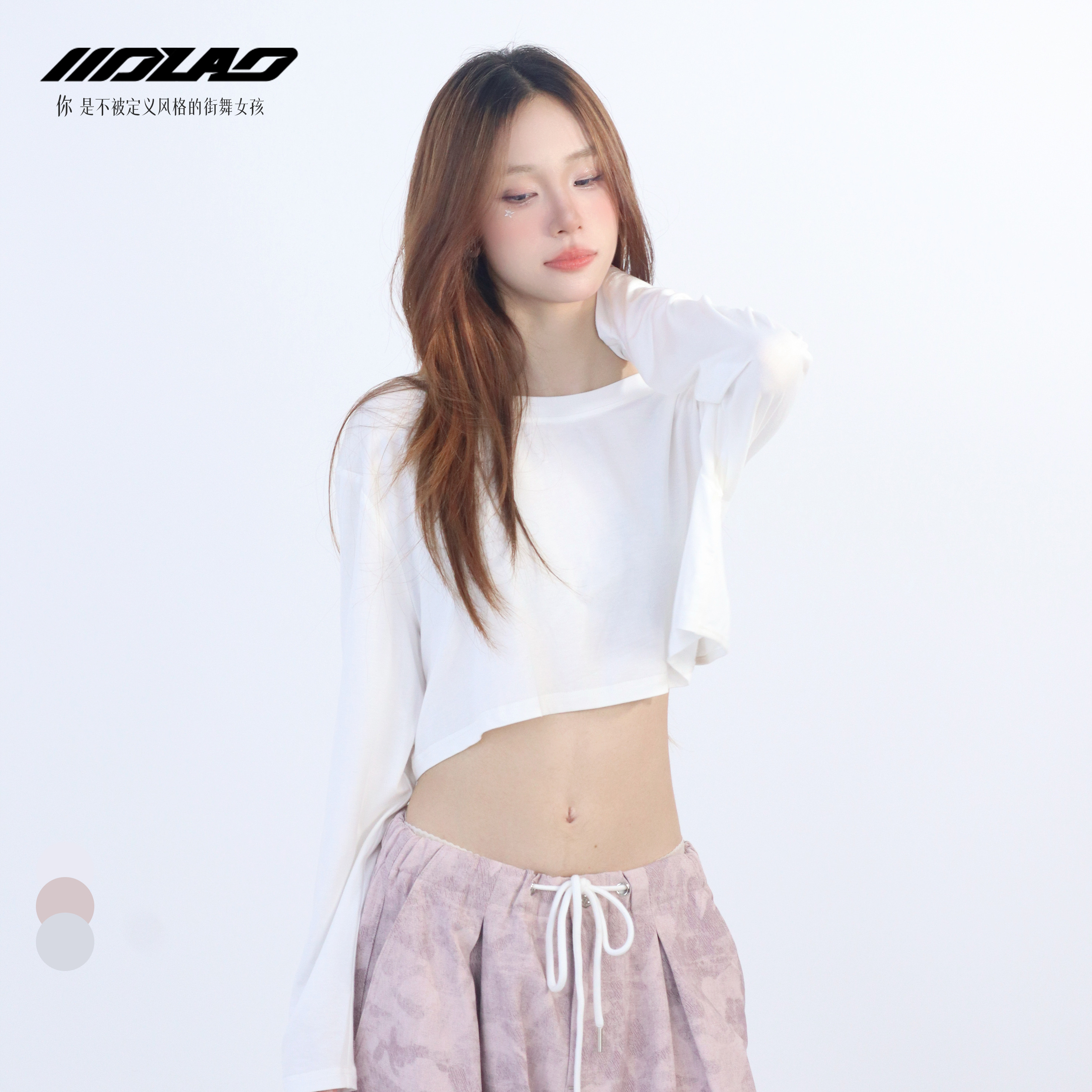 jazz短款露脐辣妹上衣T恤街舞