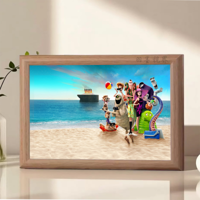 精灵旅社3全员海报相框画动画