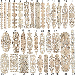 背景墙装 饰品家居壁饰掌柜推荐 实木门花贴花角花中式 东阳木雕欧式