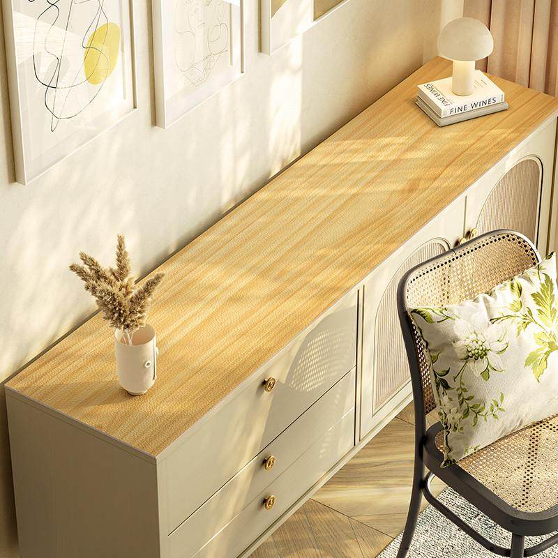 木纹桌垫电视柜桌布餐边柜台面垫防水防油免洗鞋柜盖布茶几台布,居家布艺,桌布,淘宝优惠券,粉丝福利购,淘宝优惠卷