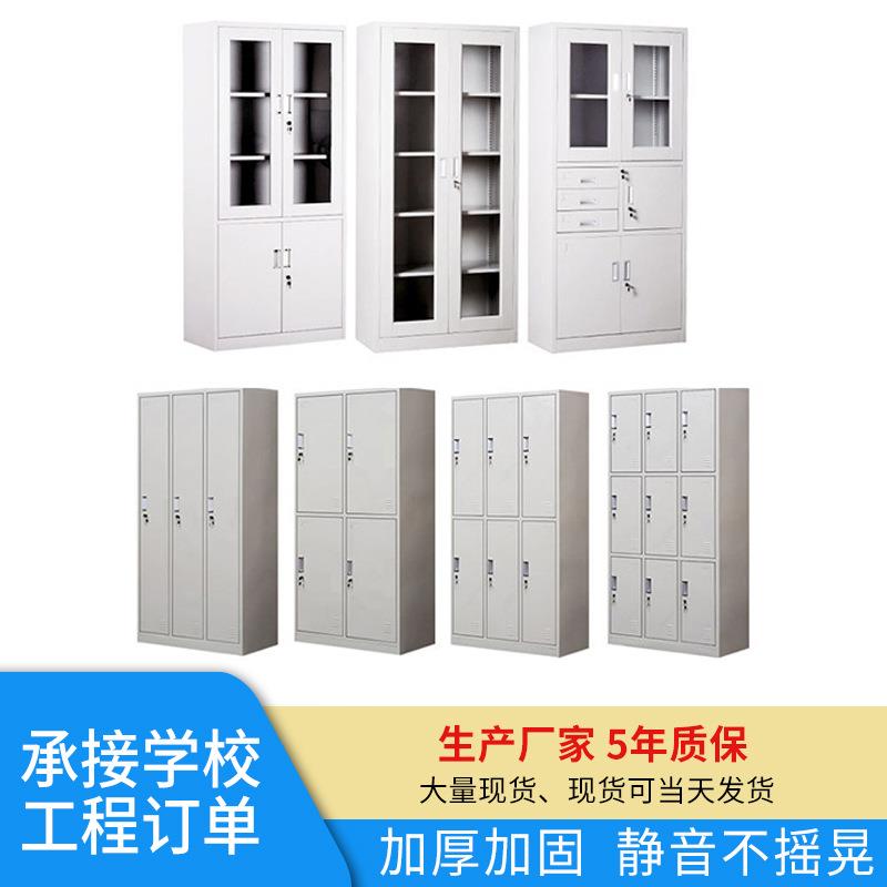办公文件铁柜铁皮档案资料柜员工更衣柜储物柜不锈钢柜厂家