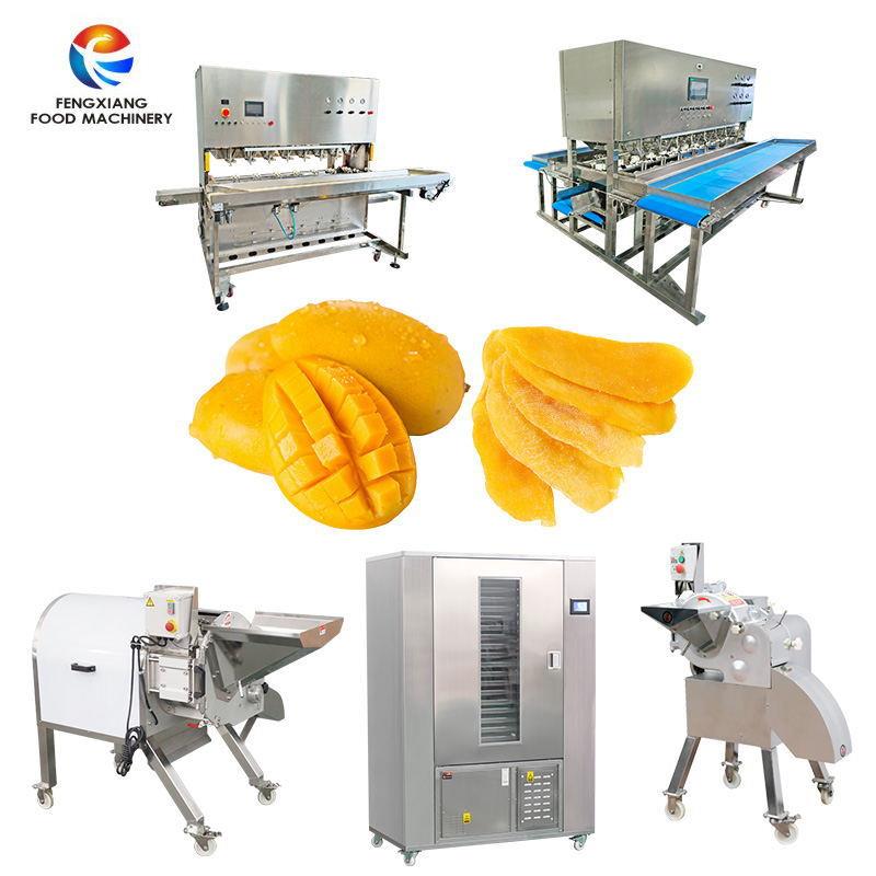 多功能商用芒果削皮机果糖果芒果丁条芒果干芒果汁生产线