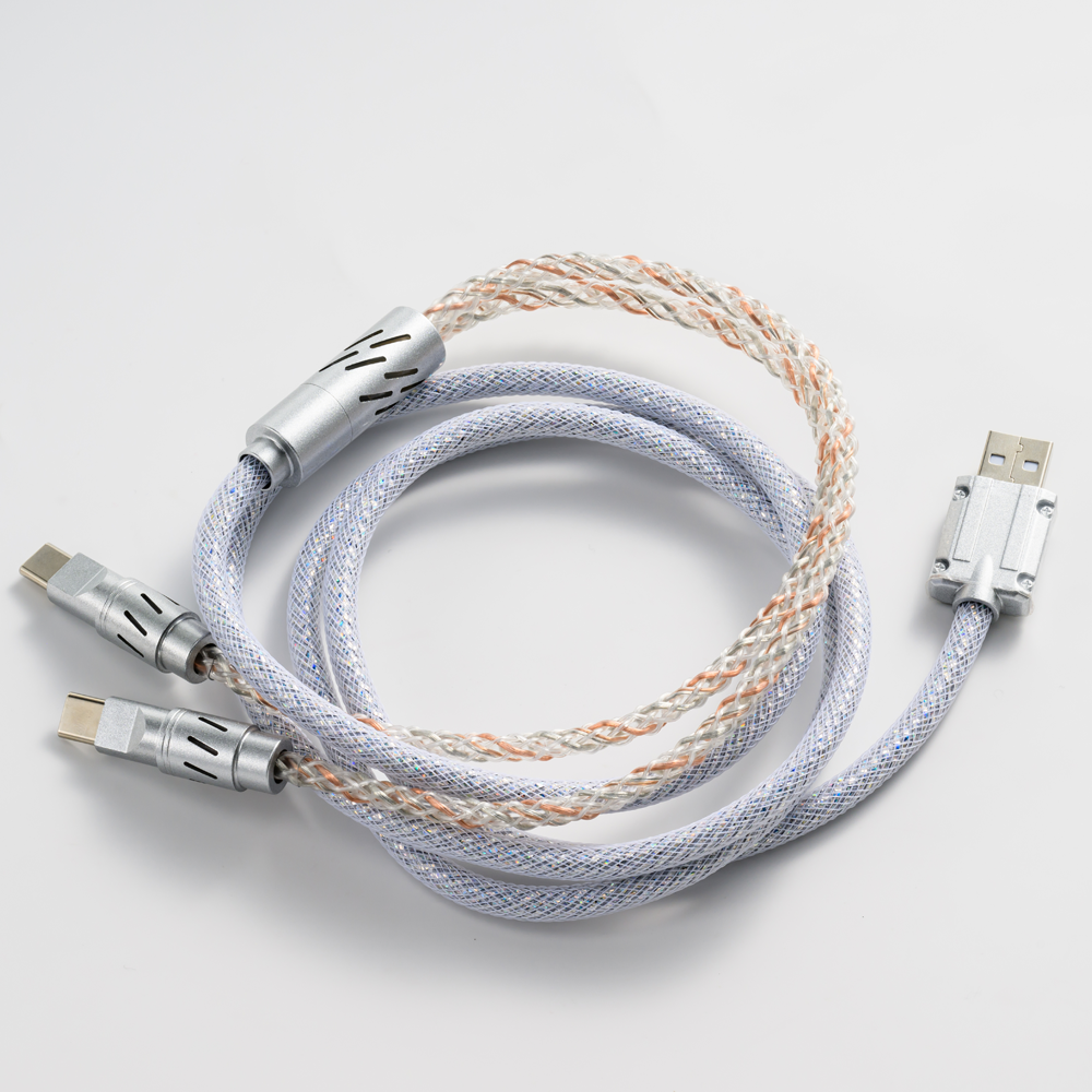 XVX一拖二电竞线航插线8K磁轴键盘数据线客制化机械键盘数据线,电脑硬件/显示器/电脑周边,连接线/航插线/连接器/转换器,淘宝优惠券,粉丝福利购,淘宝优惠卷