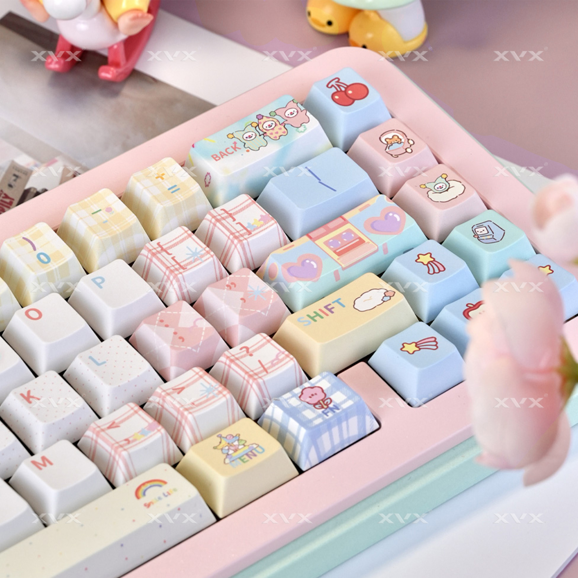 XVX马戏团键帽PBT热升华正刻PC60