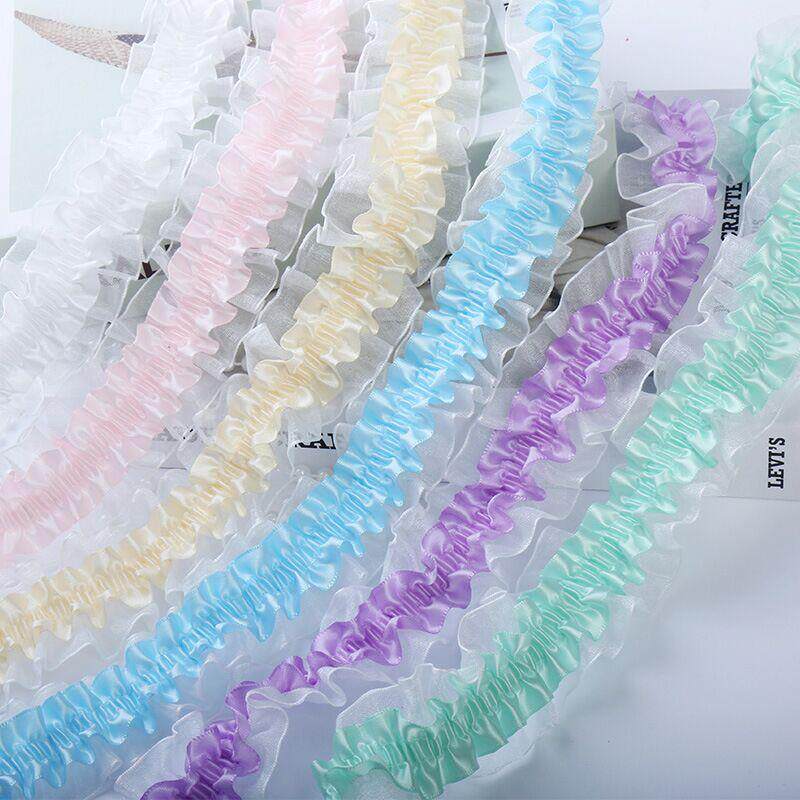4厘米弹力蕾丝花边手环腿环DIY发饰发箍洛丽塔服饰装饰辅料花边