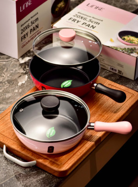 品牌直发 L*K钛陶瓷锅 一锅多用0氟0涂层不含PFAS/PFOA高温无挥发